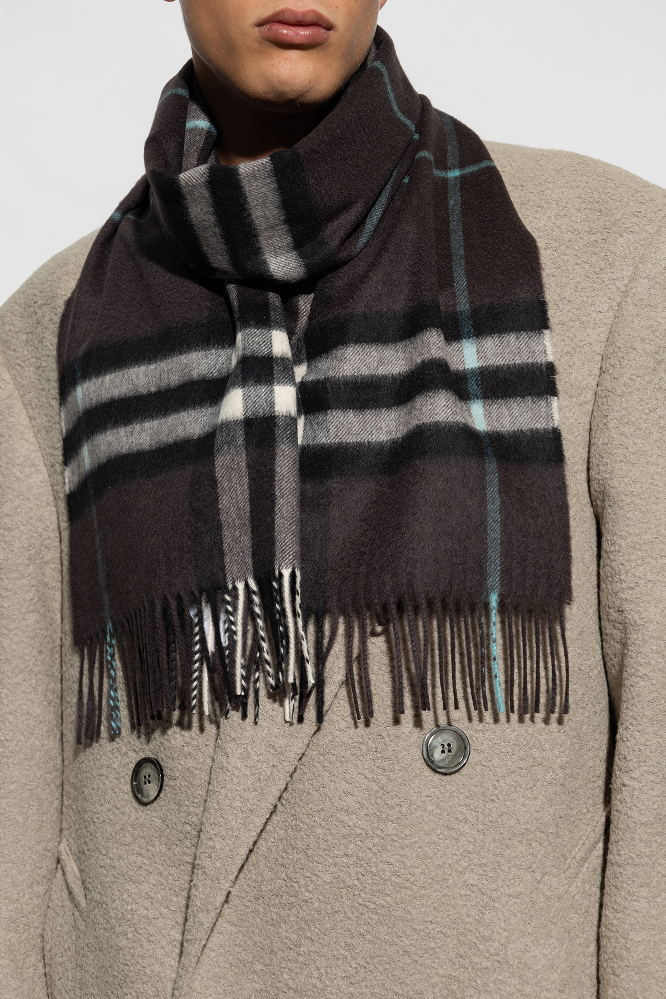 Burberry 100 2024 cashmere scarf uk